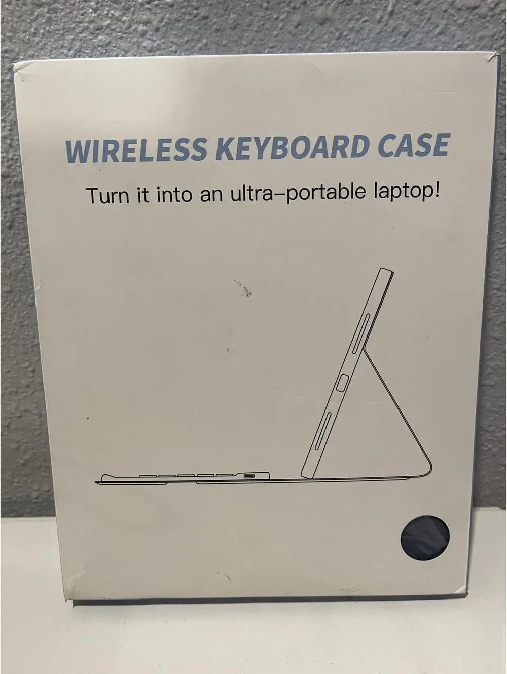 Wireless Keyboard Case for Tablet with Detachable Bluetooth/